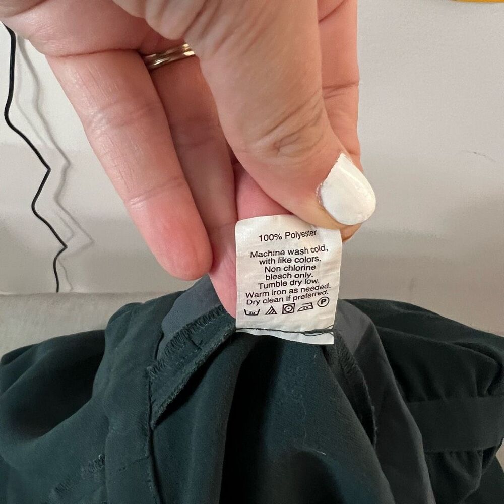 Madewell hunter green slip on elasticized waist jumpsuit with pockets size xl - Picture 11 of 12
